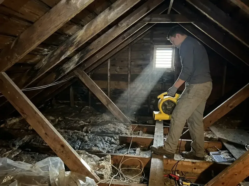 attic-water-damage-drying-proc-007 — frequently asked questions, Emergency Water Extraction & 24/7 Flood Response in Loxahat…
